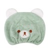 Children's Hair Drying Towel, Towel Cap, Bear Pattern, Hair Cap,