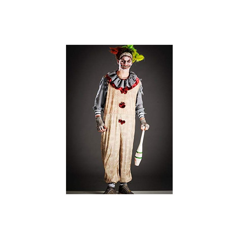 Magic Box Mens Twisty The Clown Style Horror Costume (Medium