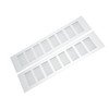 2 Pcs Air Vent Ventilation Grille Aluminium Alloy Rectangular Vent