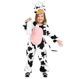 WIDMANN 36619 Cow and Tori Costume for Children, Multicoloured, 110 cm / 3-4 Years