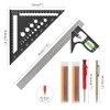 Carpenter Square Set, Set Square Tool incl 12inch/300mm Combination Square
