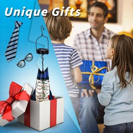 HONGLAND Patio Deals Solar Lanterns Outdoor Waterproof, Fish Lantern Lights, Metal Hanging Garden Decor for Patio & Yard, Gifts for Fishermen, Warm White LED Home Decoration