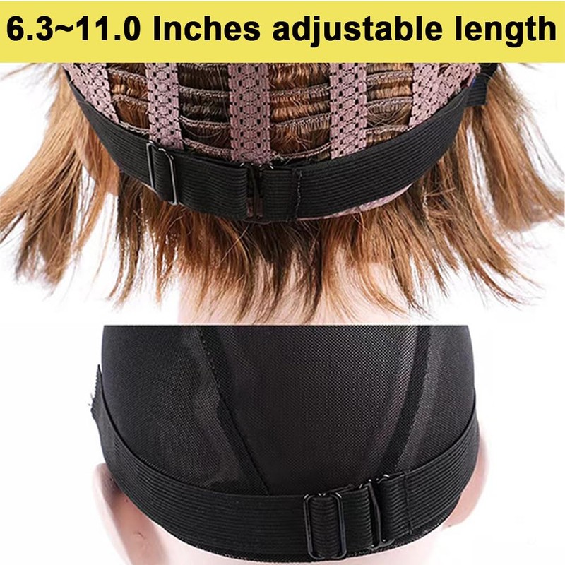 2 PCS Adjustable Elastic Band for Wigs Removable Wig Band