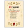 Retirement Certificate Personal Retirement Gift Idea for Farewell to Work