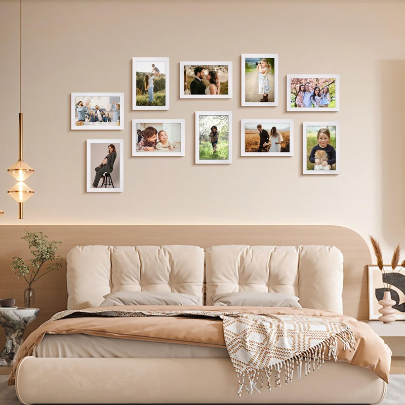 FIXSMITH 4x6 Picture Frame Bulk-4 Pack, Photo Frame 4x6 with
