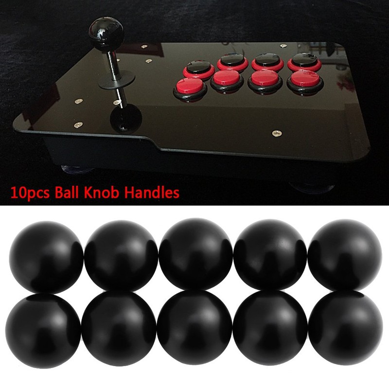 Plastic Knobs Wheelchair Joystick Knob Ball Handle Black Open Breathing