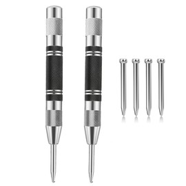 Yurika Automatic Punch, Powerful Automatic Center Punch, Auto Center Punch, For Scribing Work, Drilling, Marking, Multi-Purpose, Suitable for Windows, Glass, Wood, Includes Center Punch