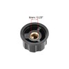 sourcing map Plastic Potentiometer Rotary Knob 6mm Insert Shaft with