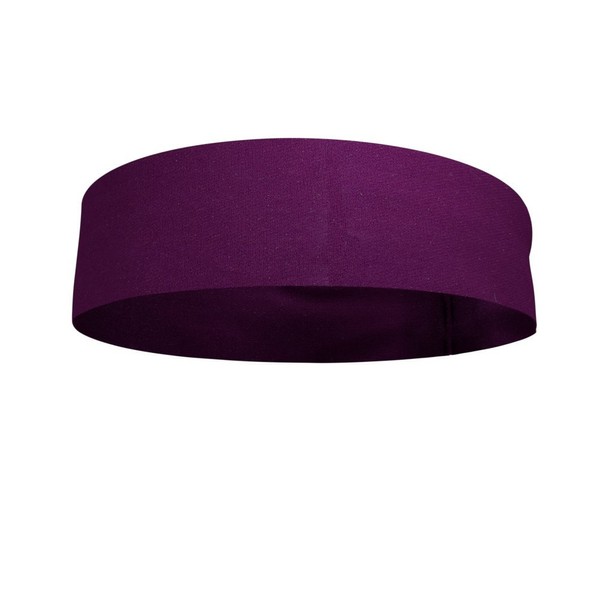 Bondi Band Headbands for Women, Flat Back Anti Slip Workout Headbands That Stay in Place, Absorbent, Moisture Wicking, for Running, Yoga, Skiing and More, Eggplant