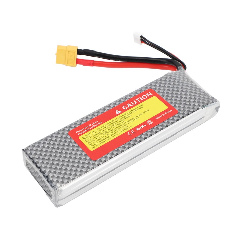 RC Lipo Battery 5200mAh 7.4V XT60 35C 2S Portable Remote