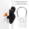 120dB Door Alarm Vibration Window Burglar Alert Home Security for