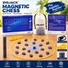 ZIGJACK Magnetic Chess Game with 20 Magnetic Stones – Portable