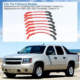 JDMSPEED New Performance Spark Plug Wires Replacement for Chevy GMC 8.1L Vortec V8 2001-2007