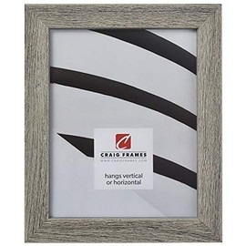 Craig Frames Gesso, Distressed Off-White Plain Wooden Picture Frame, 20 by 30-Inch