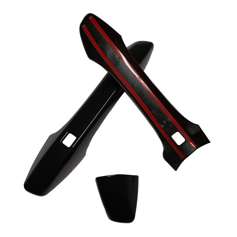 AOKIO ABS Glossy Black Exterior Door Handle Cover Trim for