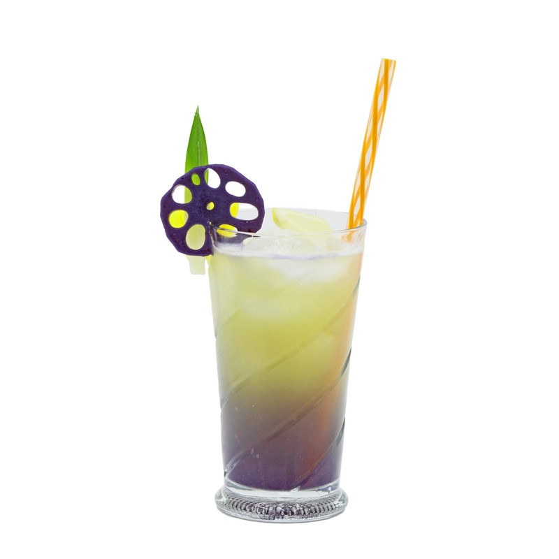 Butterfly & Elderflower Lotus Root Slices, 60 Slices per Jar