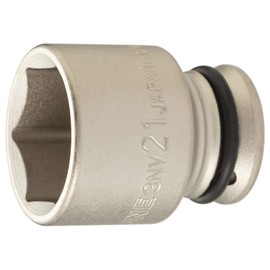 TONE Impact Socket 3NV-21 Insertion Angle 0.3 inch (9.5 mm) (3/8 mm), Double Side Width 0.8 inch (21 mm)