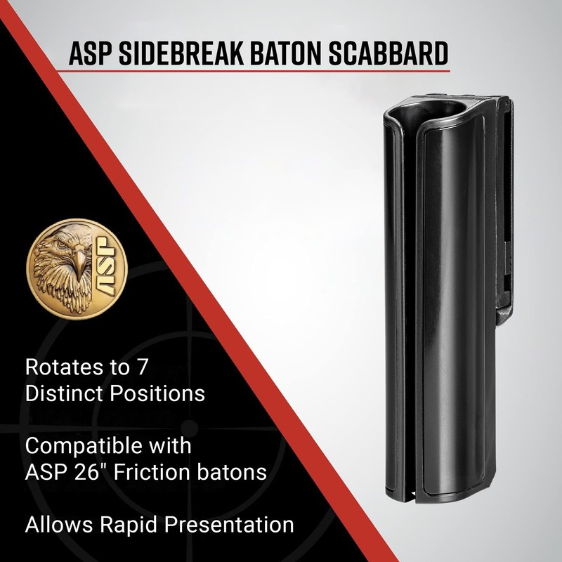 ASP, Inc. Sidebreak Baton Scabbard for ASP Batons, Duty Belt
