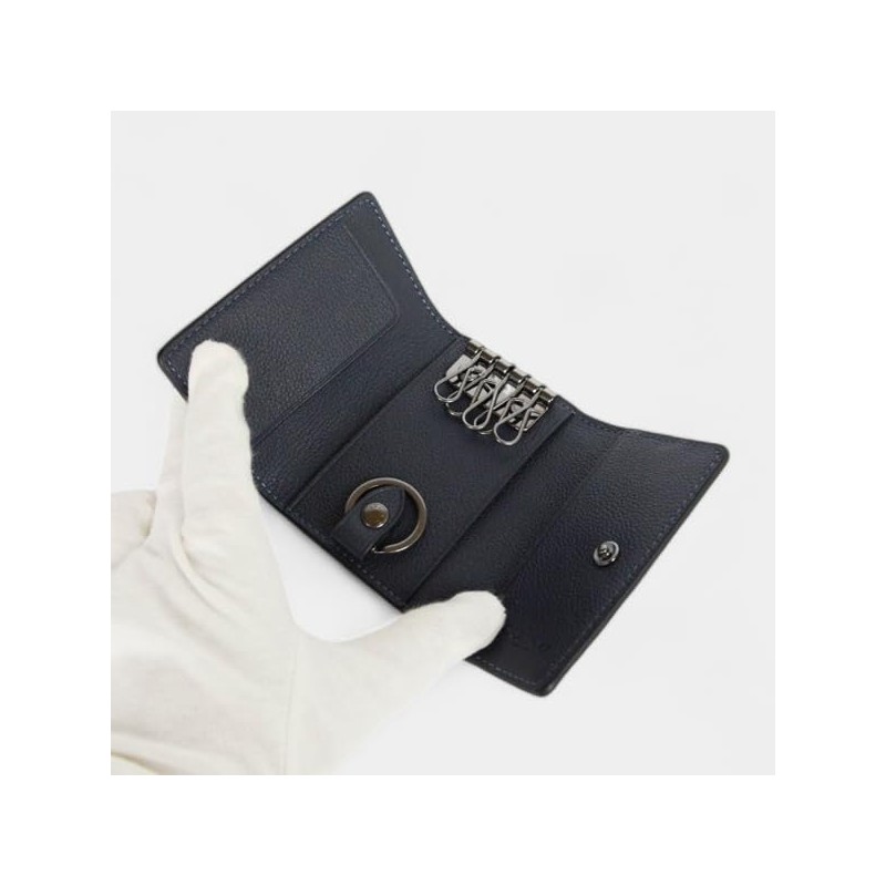 Coach CX142 QBBHP Men's Accessory Key Case, Navy, QBBHP (Midnight