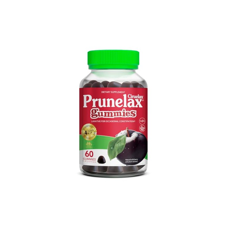 Prunelax Ciruelax Regular Strength Laxative Gummies - Gentle Relief for