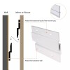 CFOFT French Cleat Picture Hanger Aluminum Z Hanger Interlocking Wall