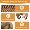 PETSWEET 1Pack Magic Organ Cat Scratcher Cardboard, Foldable Kitty Kurlz