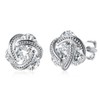 Amy & Annette Caged Crystal Stud Earring - Royal Stud