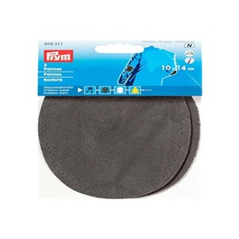 Prym 929371 Patches Faux Suede (Iron) 10 x 14 cm Medium Grey