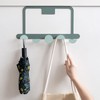Over The Door Hooks Sturdy Prevent Scratches Iron Adhesive Door