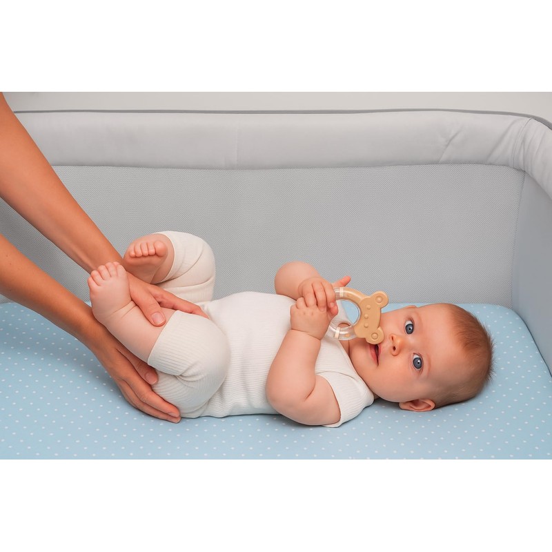 Lovely Hippo 2 x Fitted Sheets 83 x 50 cm