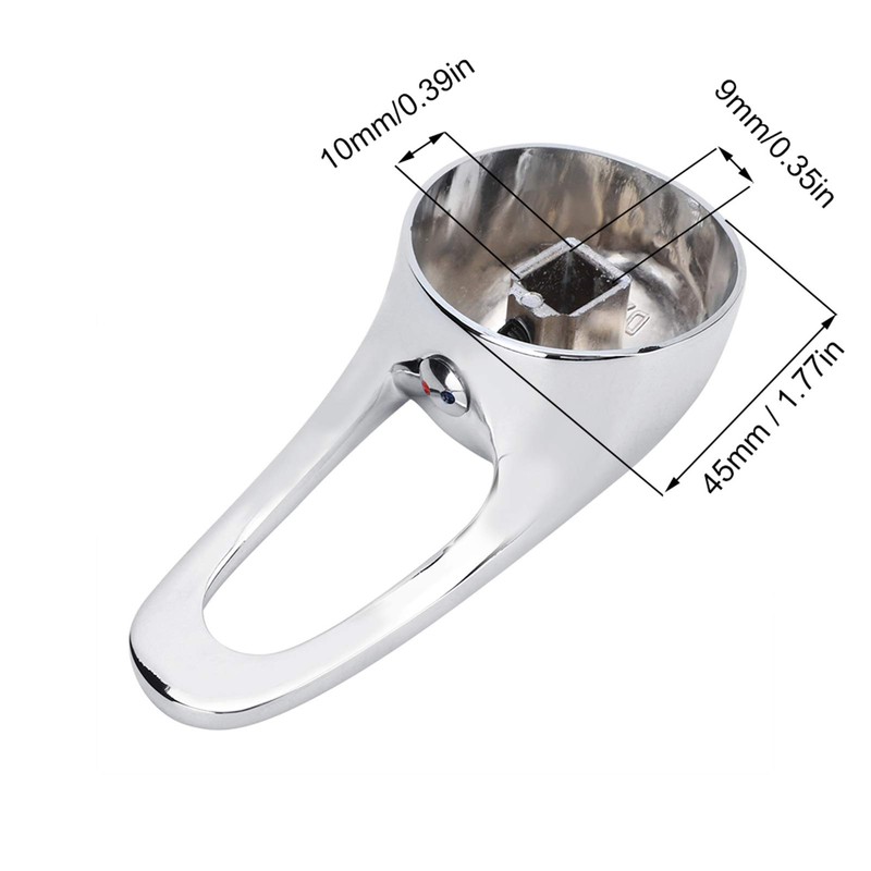 Cafopgrill Faucet Tap Handle, 35mm Zinc Alloy Basin Mixer Faucet