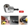 Mounting Adapter for Drill, Angle Screwdriver Adapter for Screwdriver, 1/4