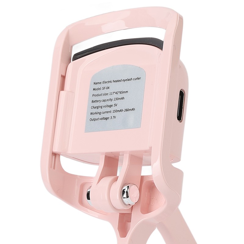 Heated Eyelash Curler 3 Gears Temperature Control Long Lasting Portable