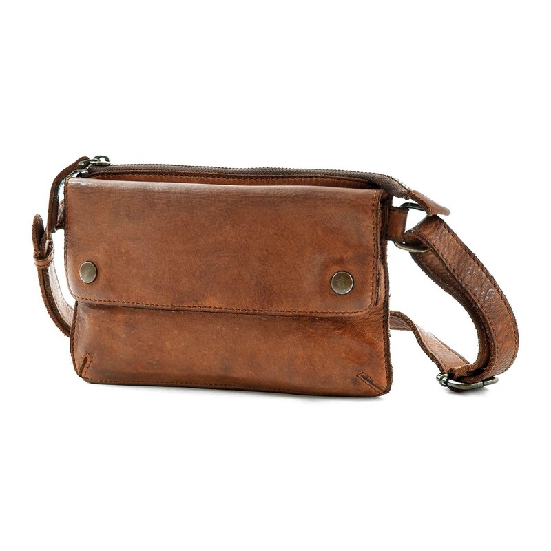 Harold's Submarine Leather Belt Bag 21 cm, Cognac