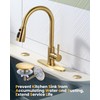 Kitchen Sink Hole Cover, 2 PCS Faucet Plate Stopper, Countertop