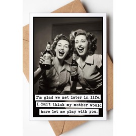 Katie Doodle - Funny Birthday Cards for Women (Made in USA), Happy 21st, 25th, 30th, 40th, 45th, 50th, 60th, 65th, 70th, 75th, 80th, 90th Birthday Gifts, Best Friend Birthday Card for Women Her Funny