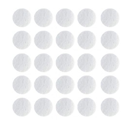 Microdermabrasion Machine Filters, Yofuly 300 Pieces Microdermabrasion Filters, Microdermabrasion Replacement Cotton Filters, Vacuum Sponge Filters, White | 10mm