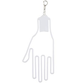 Hokushin Trading HTC Golf Glove Hanger, White, S-XL, 8.7 - 10.2 inches (22 - 26 cm), Hook Included, Glove Shaper WGS002