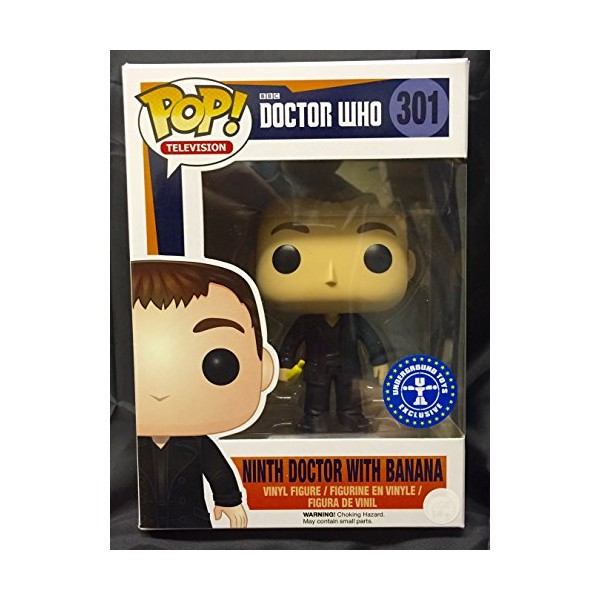 Funko Pop Doctor Who Television Ninth 9th Doctor with Banana Hot Topic Exclusive