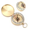 Compass Copper Luminous Rotatable Waterproof Direction Pointing Equipment for Outdoor