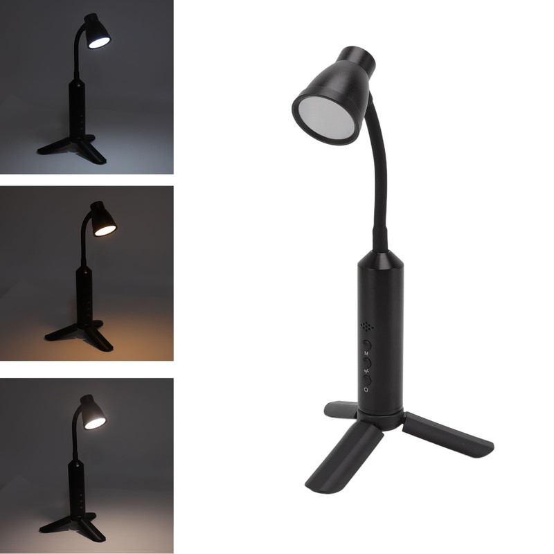 Folding LED Desk Lamp Portable USB Rechargeable Dimmable Table Light