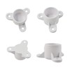 PDETVEO 6PCS 3/4 Inch PVC Table Leg Caps, Furniture Grade