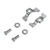 Set of fixing claws and screws for base plate -