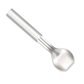 Rada Cutlery Ice Cream Scoop (R137), 2.38x2.38 Stainless Steel Bowl, 9.25" Length, Made in USA, Silver Handle