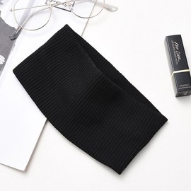 Wide Headband Hairband Black 5ea