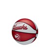 Wilson Mini-Basketball, Team Retro Model, ATLANTA HAWKS, Outdoor, Rubber, Size: