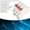 3P Direct Current Circuit Breaker Practical Small Circuit Breaker for