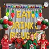 Ugly Sweater Party Supplies, Eat Drink & Be Ugly Balloons,