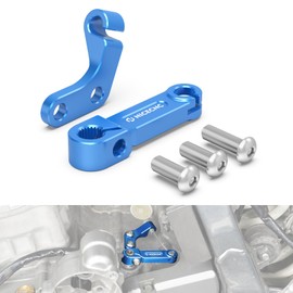 NICECNC Blue Clutch Arm Lever Bracket and Clutch Release Arm Cable Stopper Compatible with Suzuki DRZ400 DRZ400E DRZ400S DRZ400SM 2000-2024 See Fitment