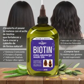 Aceite Capilar Hair Chemist Biotin Pro-crecimiento 357 Ml                                                                                             